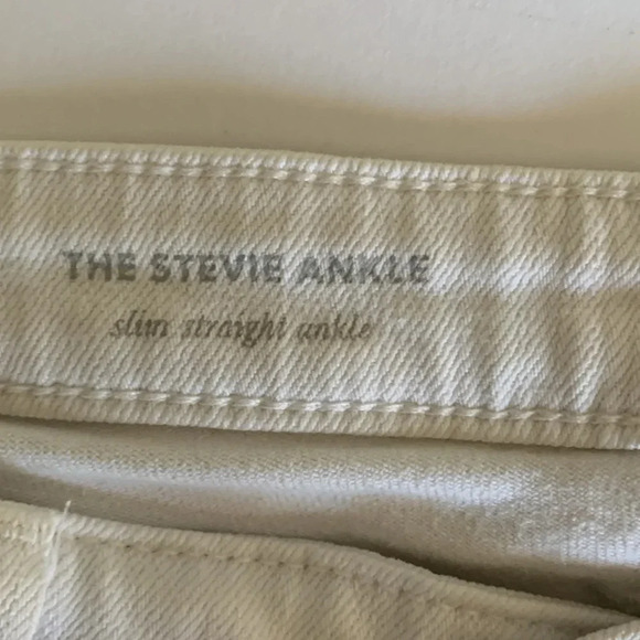 Adriano Goldschmied AG The Stevie Slim Straight. white  Size 30 - Picture 7 of 15